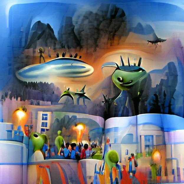 Extraterrestrial Arrival on Earth: A Sci-Fi Encounter