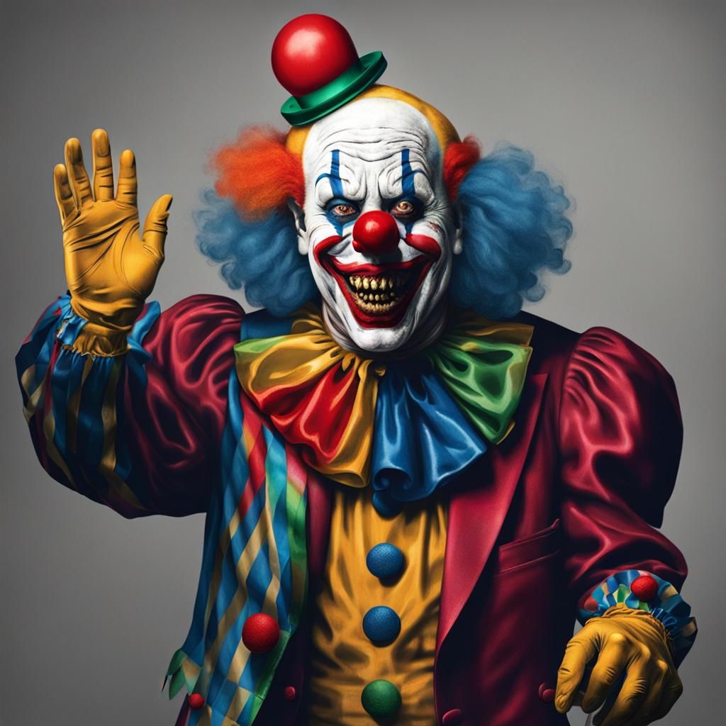 Creepy Clown: An Image of Sinister Excellence