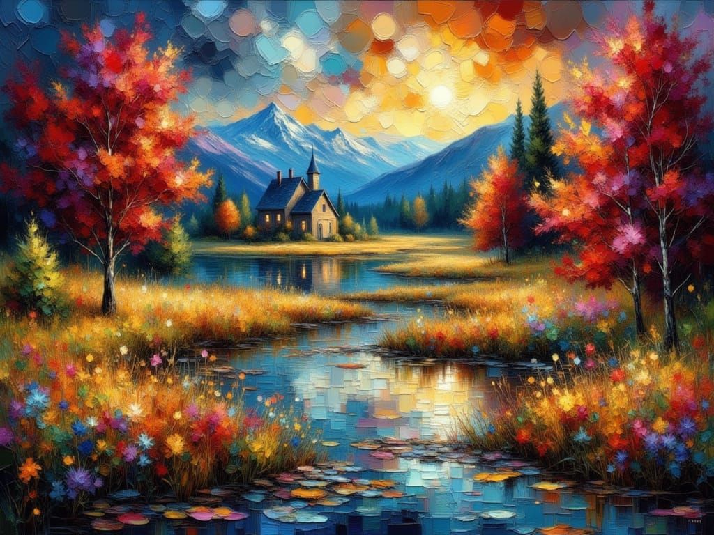 The house on the valley