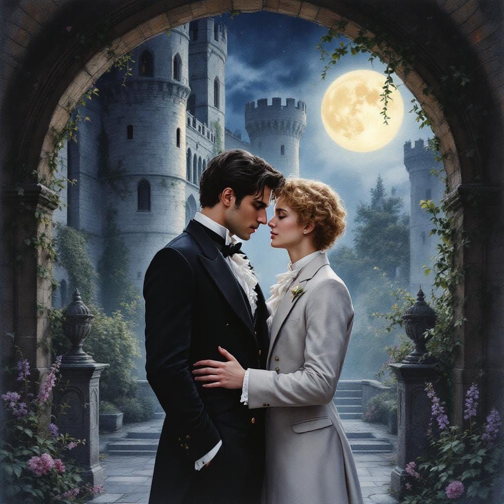 Gothic Romance: A Watercolor Gay Love Story