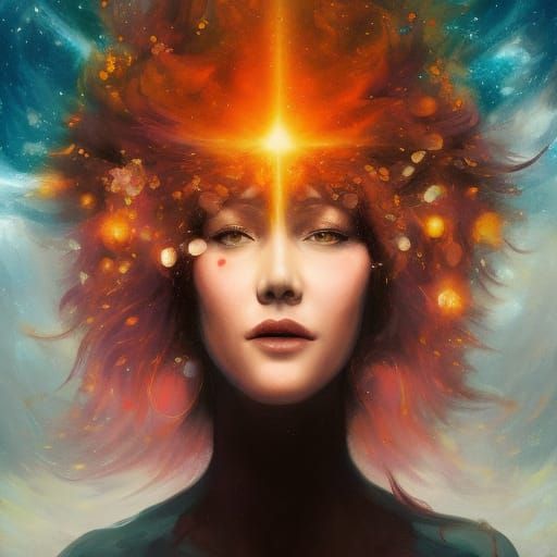 Goddess of Collapsing Universe: Detailed Portrait