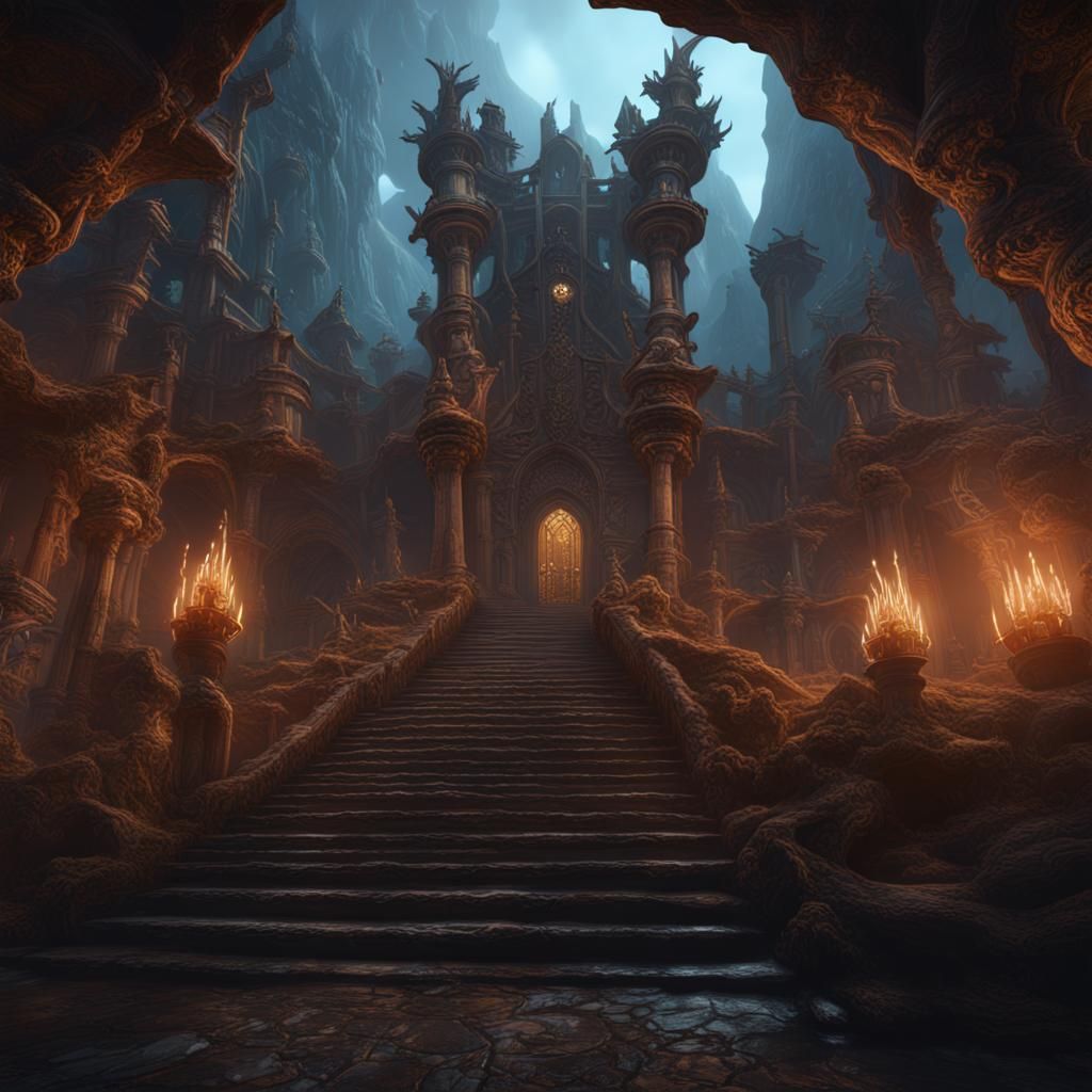 Skoll and Hatti: Mythological Concept Art