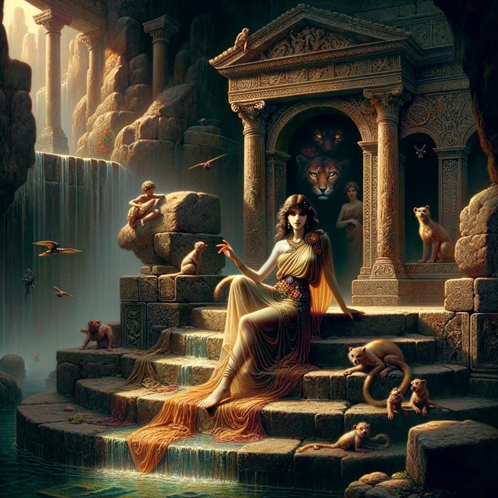 The Lone Druid in the Ruins...
Curious and Dangerous!