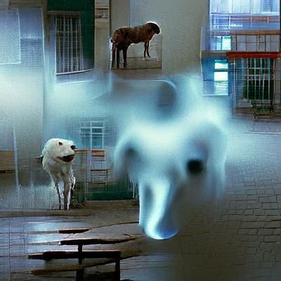 Abstract Ghost Dog Movie Poster Art