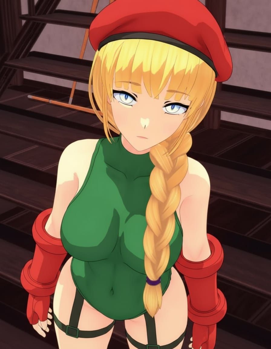 AI Generates Fashionable Female Character Outfit Comparison