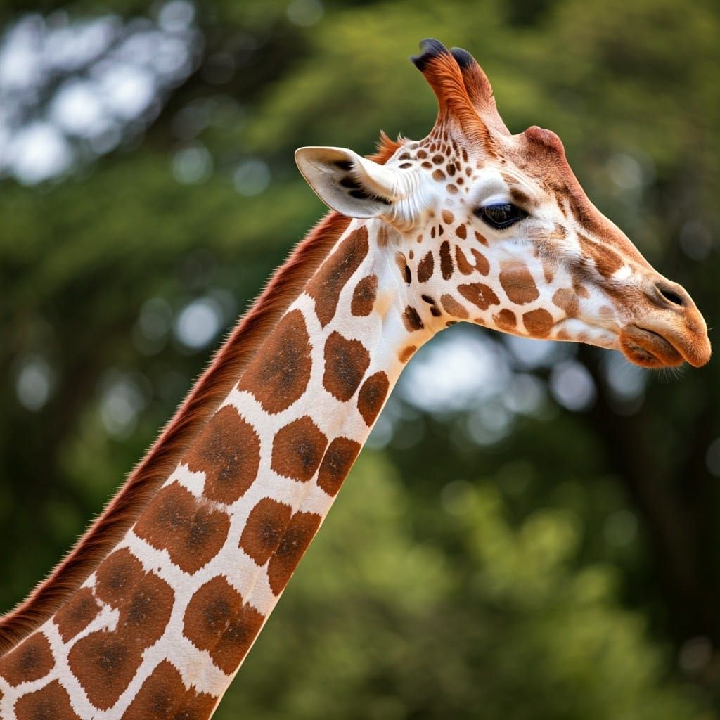 Perfect Pristine Giraffe in Majestic Perfection
