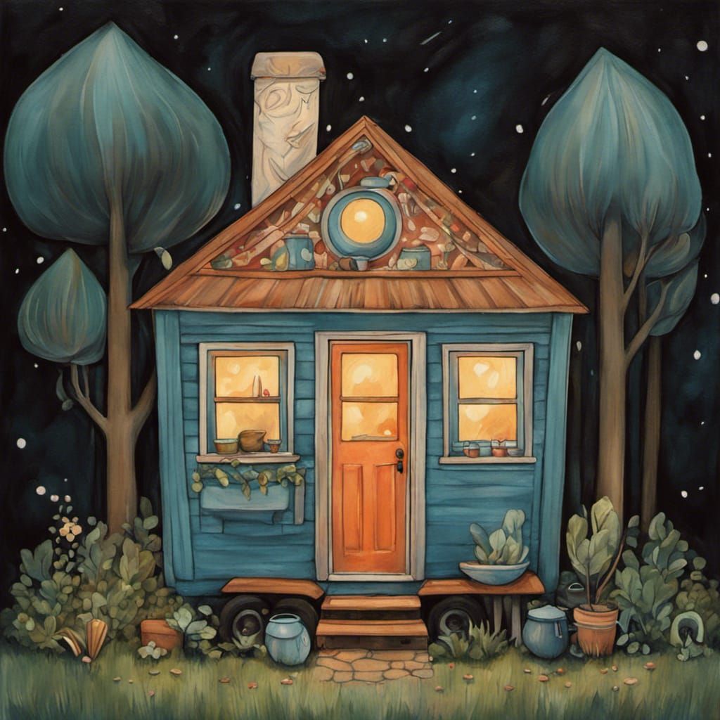 Bohemian Tiny House in Dreamy Style