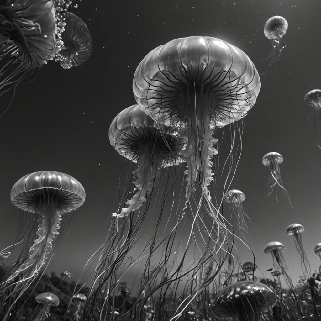 Monochromatic Jelly fish