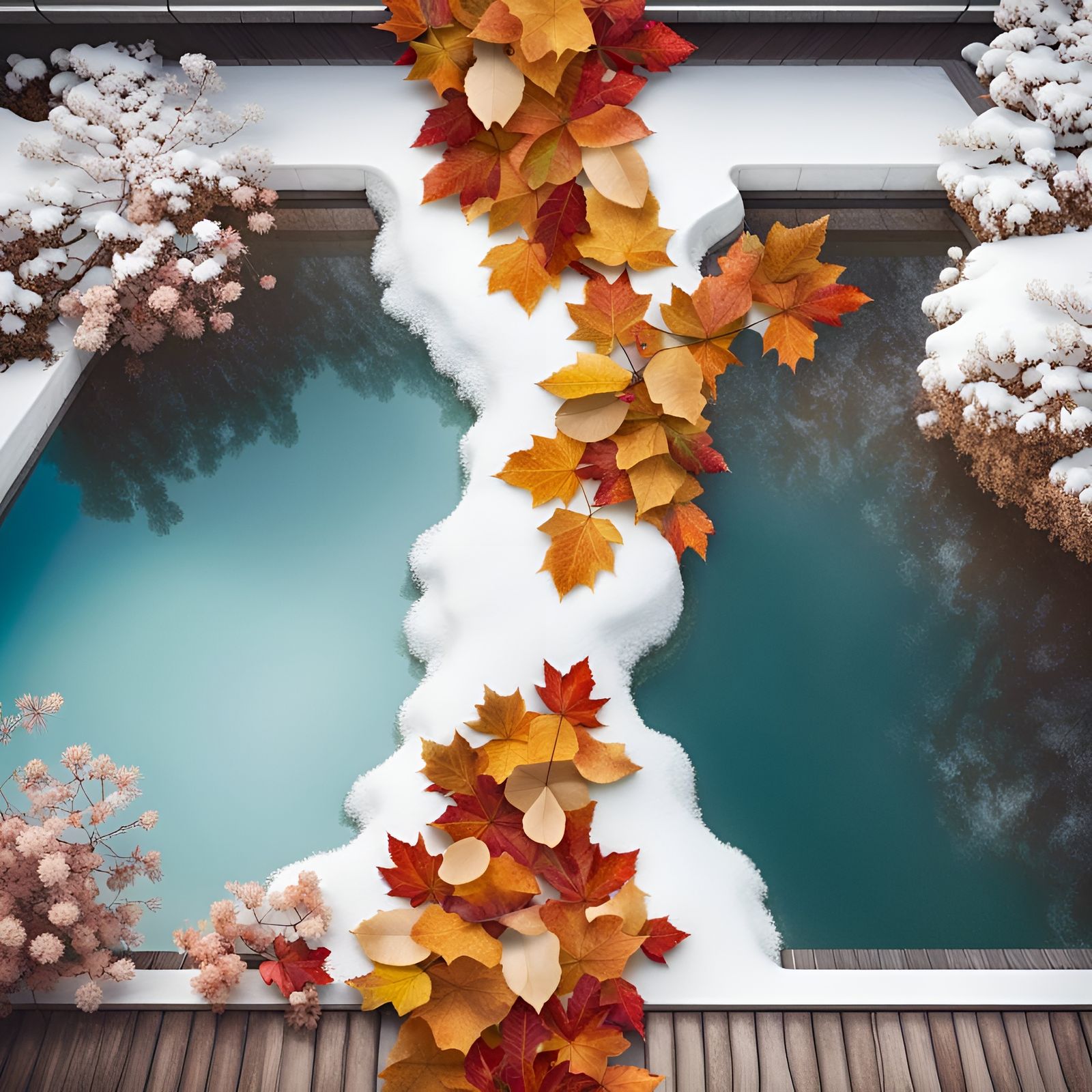 Four Seasons Pool: Autumn, Winter, Summer, Spring