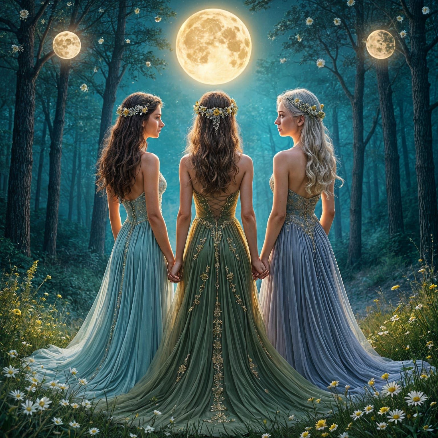 Moon Goddess: Maiden, Mother, and Crone