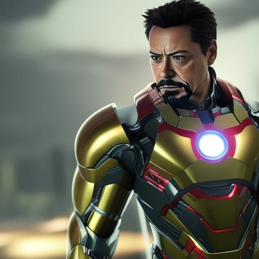 Tony Stark: 3D Cinematic Game Character