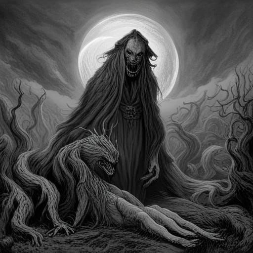 High Gothic Horror Eldritch Werewolf