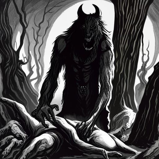 High Gothic Horror: Eldritch Werewolf