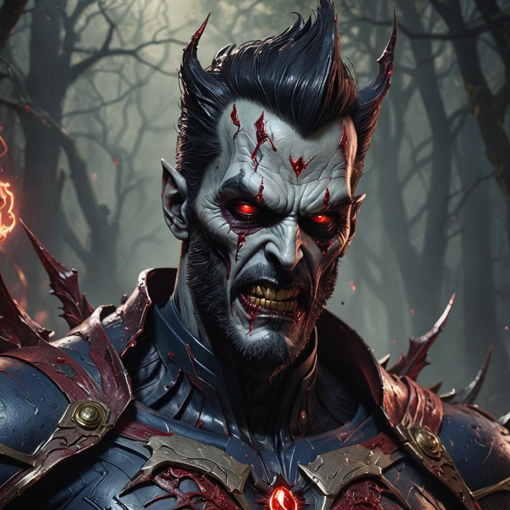 Zombie Mr. Sinister Portrait in Gory Detail