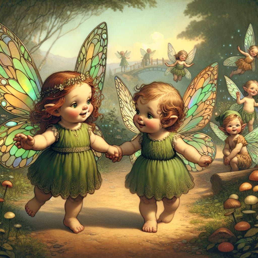 Fairy Sisters' First Flight to Fairy School
