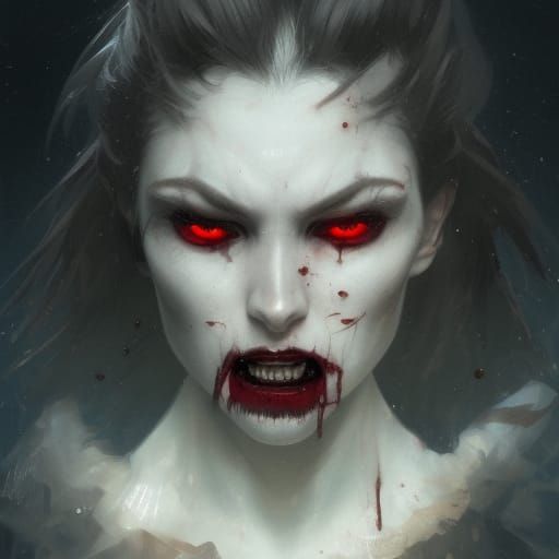 Hyperdetailed Portrait of a Vampire Lord