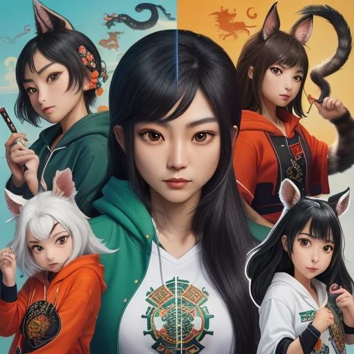 Jade Chan with the Zodiac Talismans