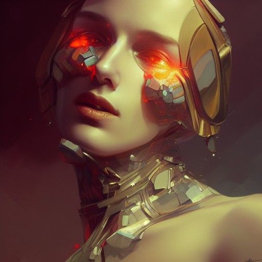 Doppelganger Portrait in Hyperdetailed Digital Art Style