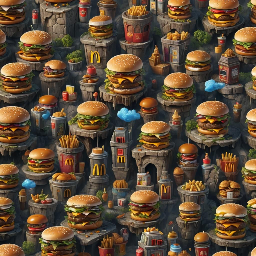 McDonald's: Detailed Matte Painting in Unreal Engine