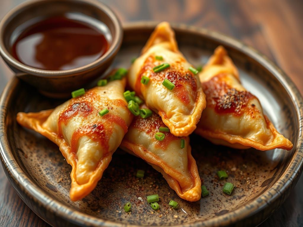 fried gyoza