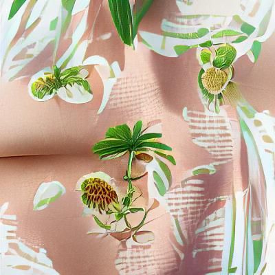 Minimalist Botanical Print in Muted Colors