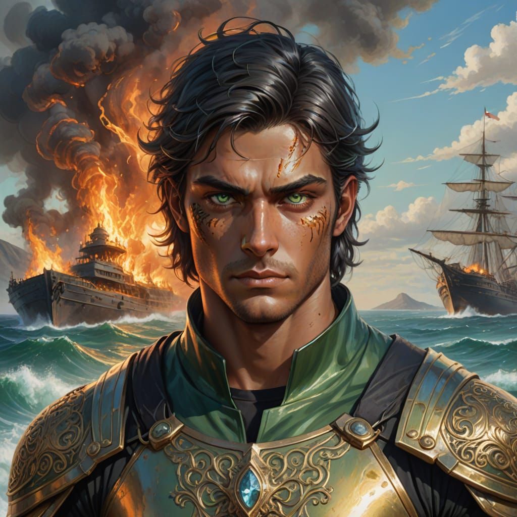 Tanned Hero Saves Damsel in Distress from the Ocean