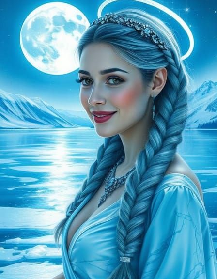 Captivating Renaissance Portrait with Bioluminescent Details