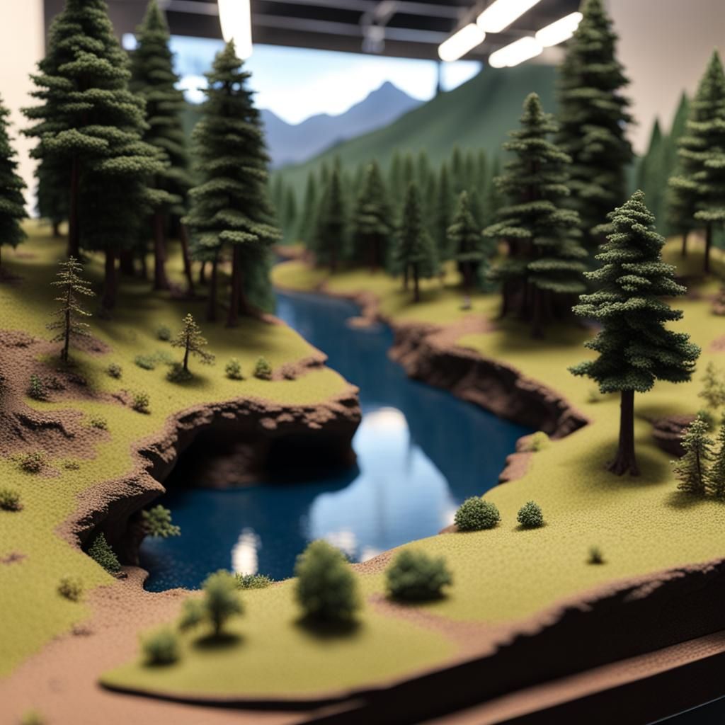 Realistic Landscape Diorama