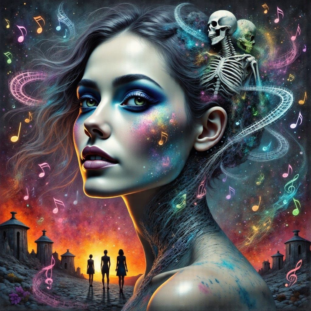 Surreal Nightmares Unfold in a Dark, Dreamlike Atmosphere