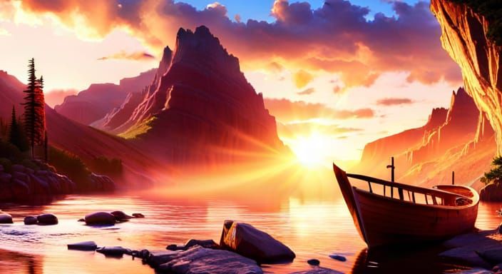 Chilling By The Riverside