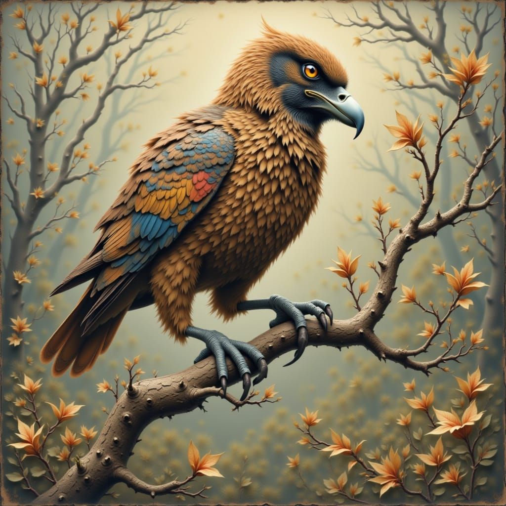 AI Generated Image of a Bird