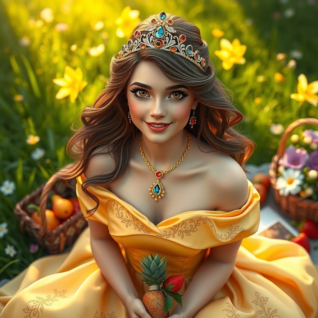 Belle in Vibrant Spring Splendor