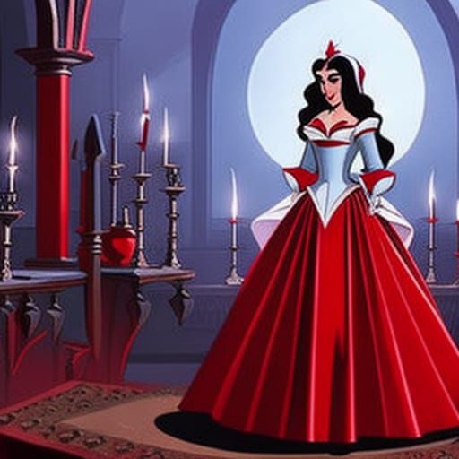 Snow White as Blood Bathory: Dark Animated Fantasy