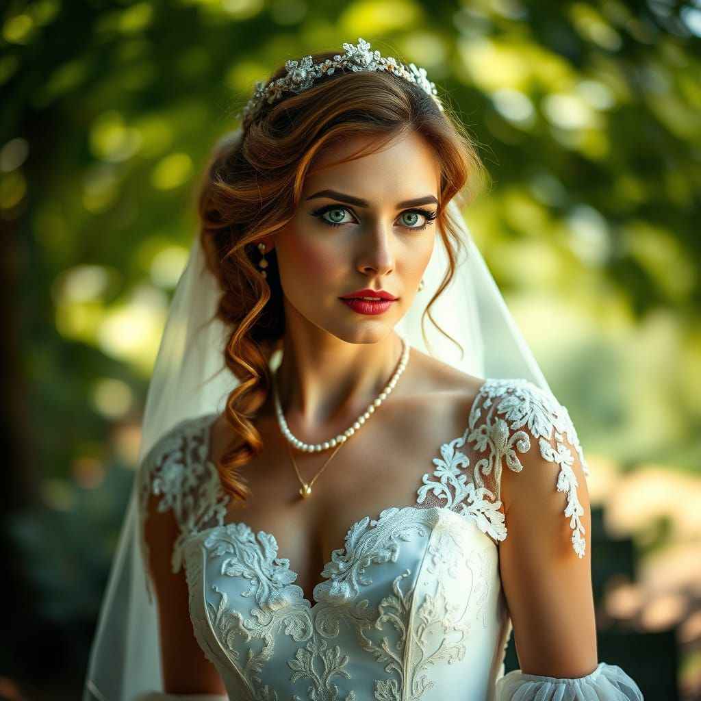 Eerie Bride in White: Professional Photography
