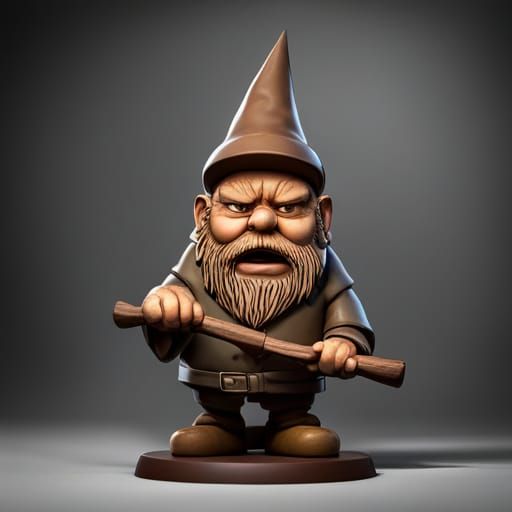 Angry gnome