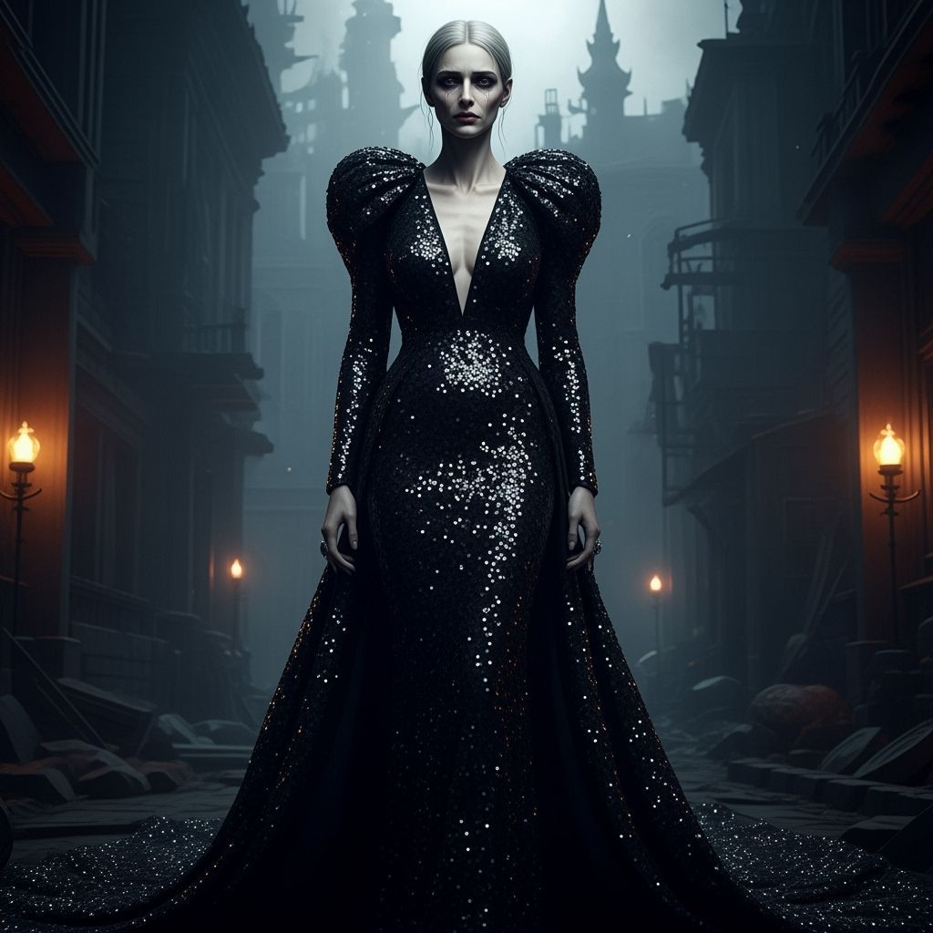 Grimdark Meets Sequins: A Study in Contrast