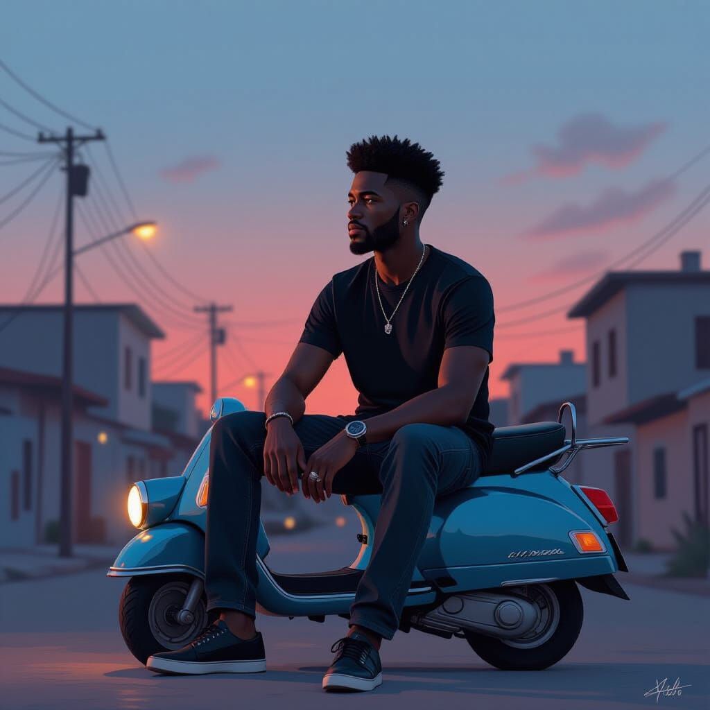 Twilight Contemplation in Dar es Salaam