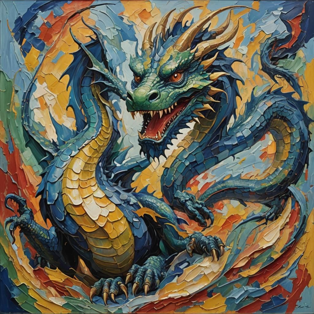 Kenneth Clark Introduces a Dragon: Expressionist Oil Paintin...
