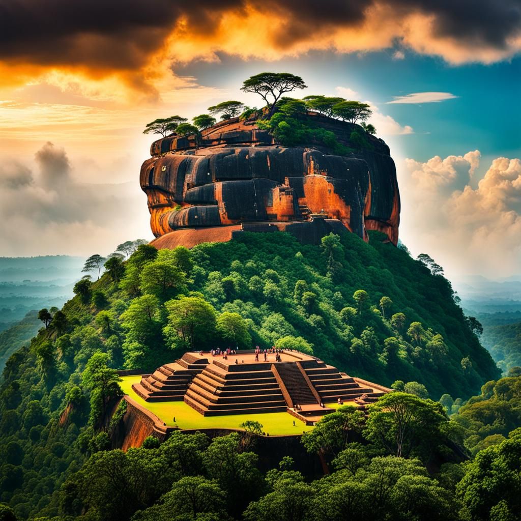 Sigiriya in sri lanka