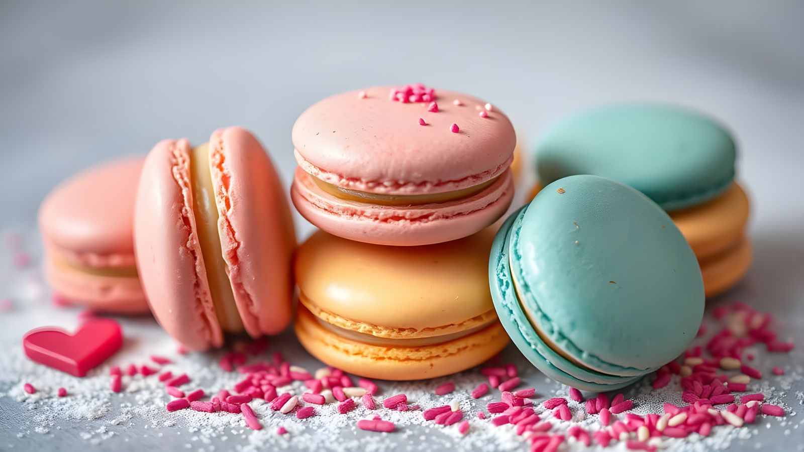 Colorful Macaroons Tower