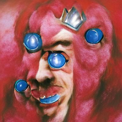 Abstract Crimson Color Field