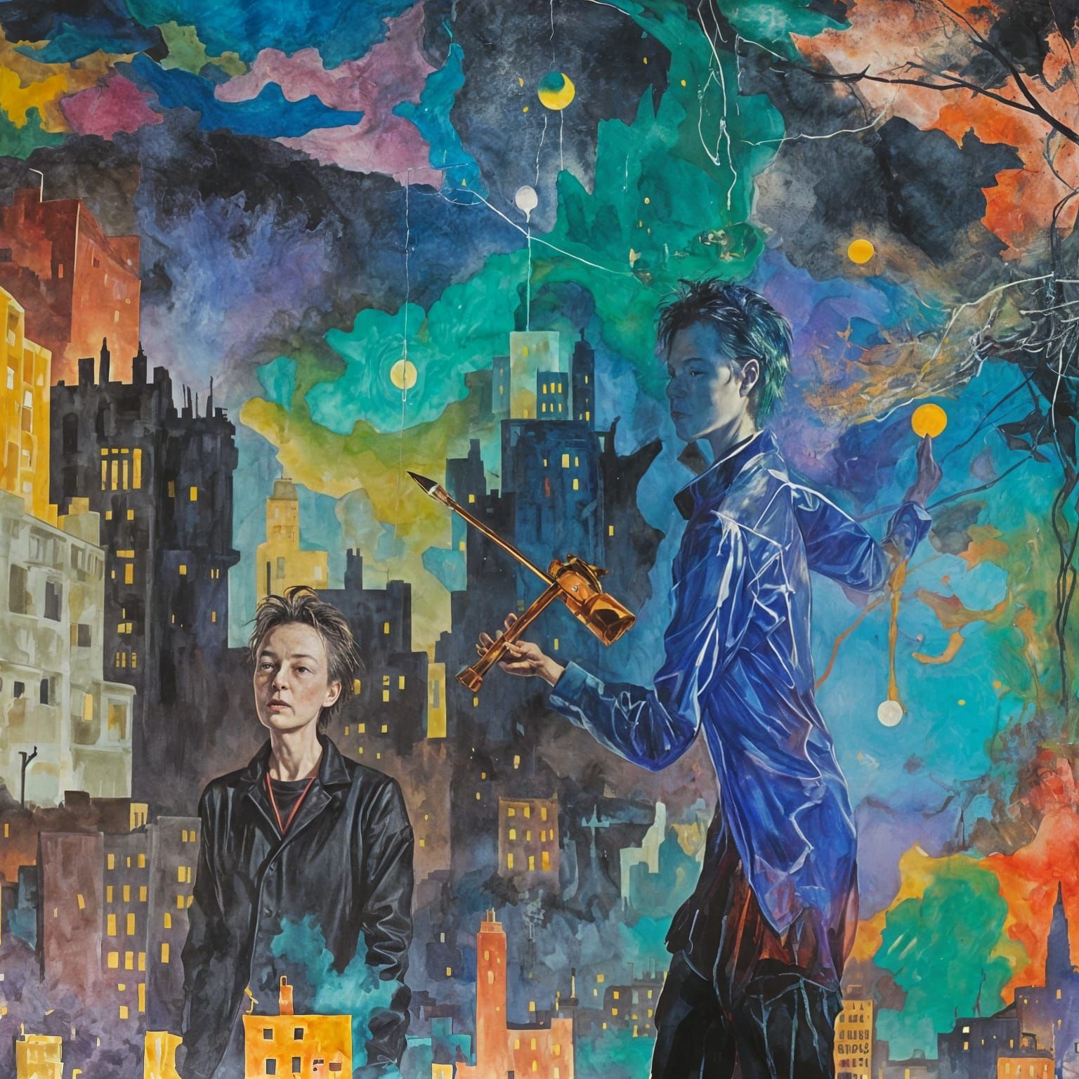 AI Realization of Laurie Anderson's Style