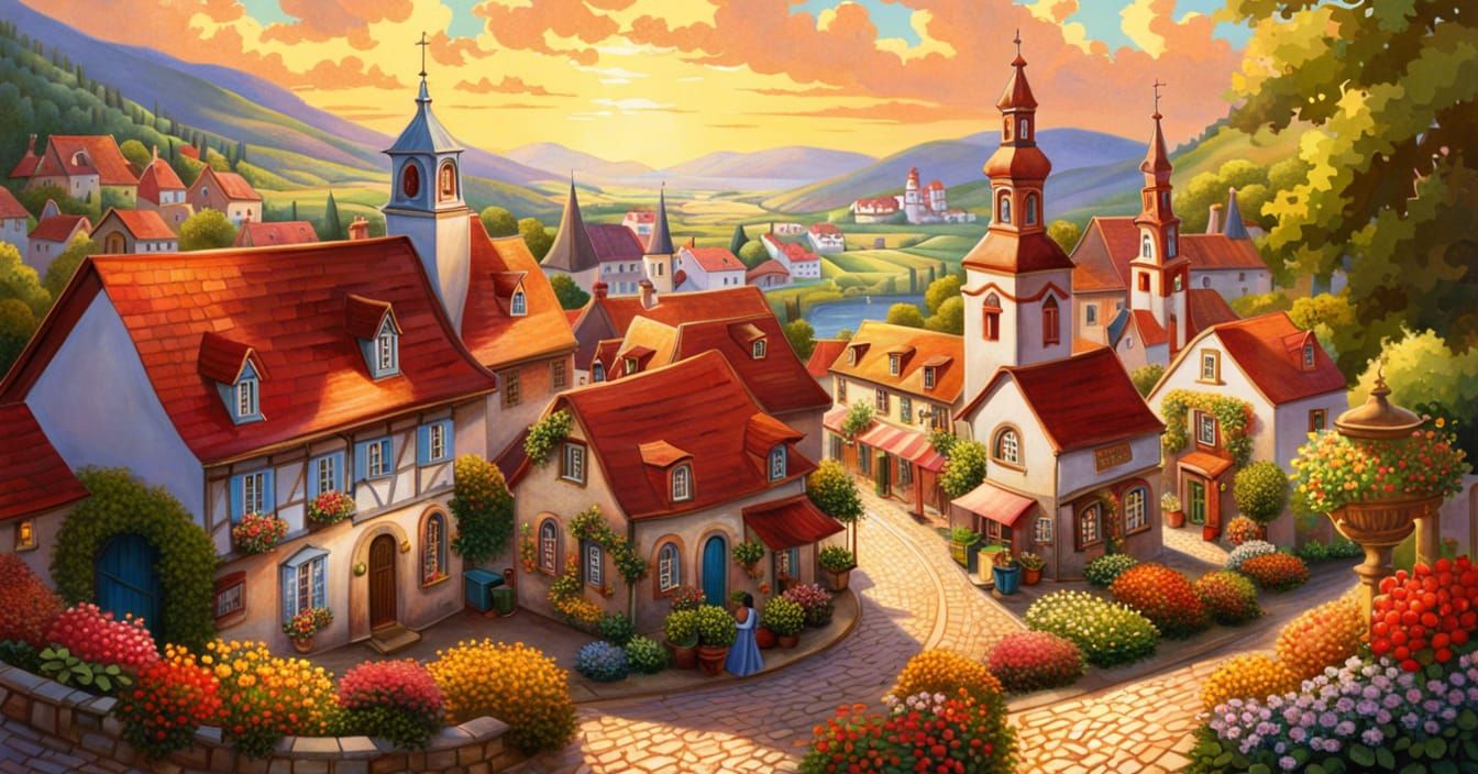 Countryside village, always welcoming travellers