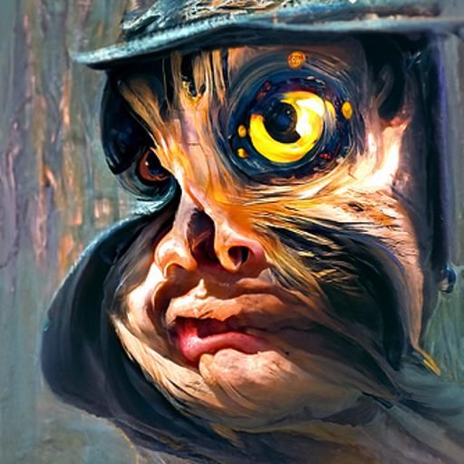 Oil Painting Portrait in Representational Style