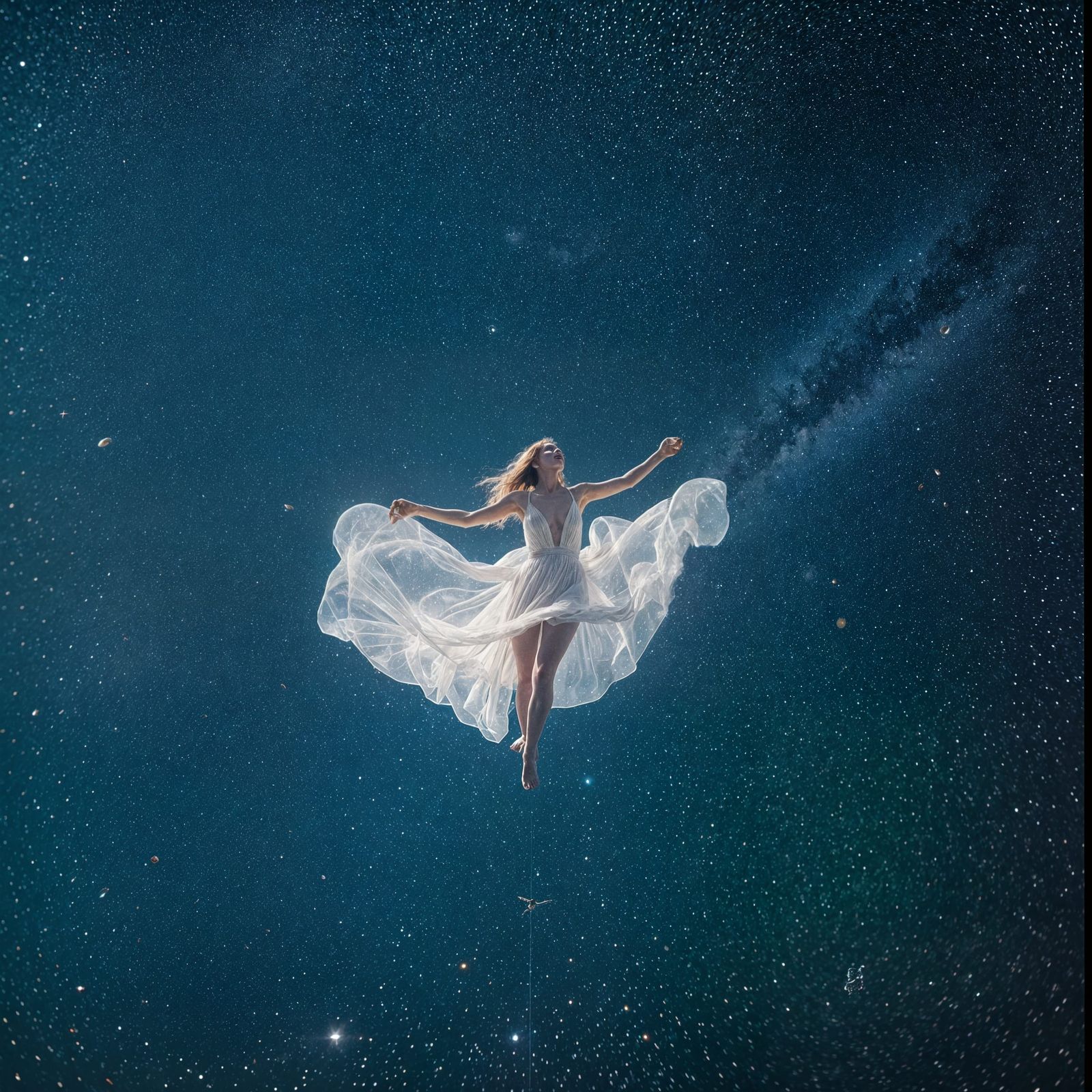 Crystal Souls Dancing in Cosmic Breeze