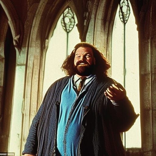 Hagrid Reimagined: A Cinematic 1980s Fantasy