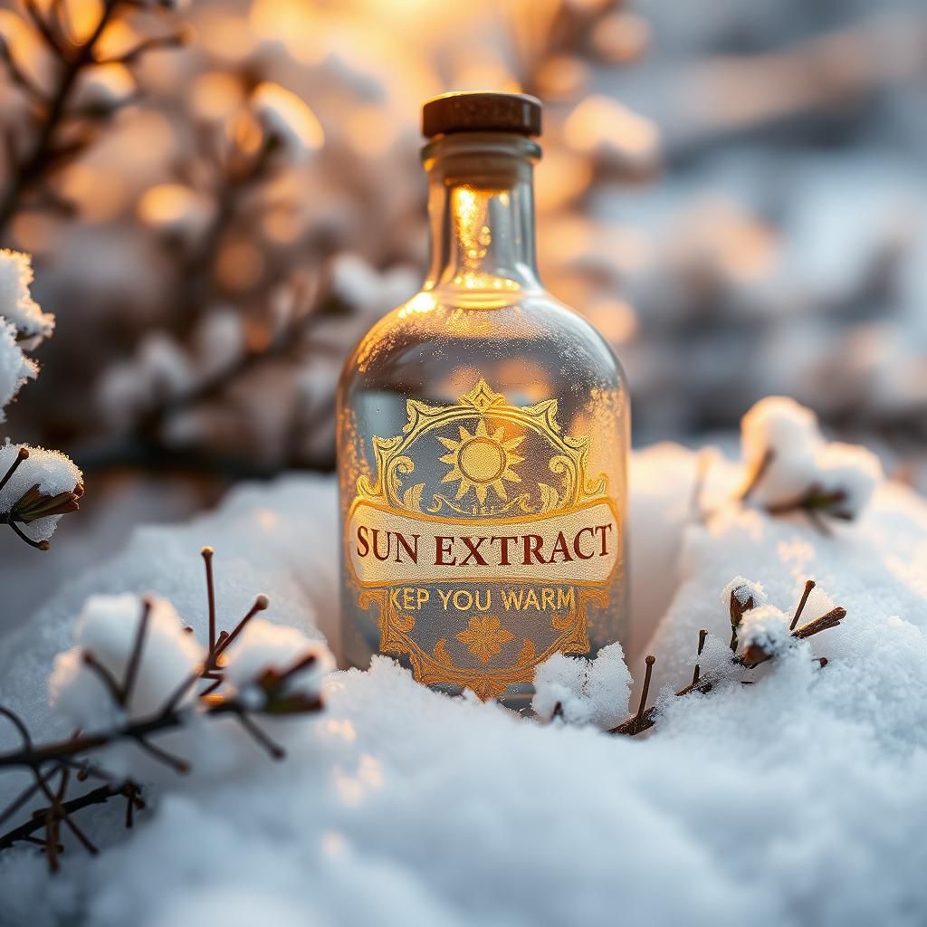 Sun Extract: Cozy Winter Macro Photography