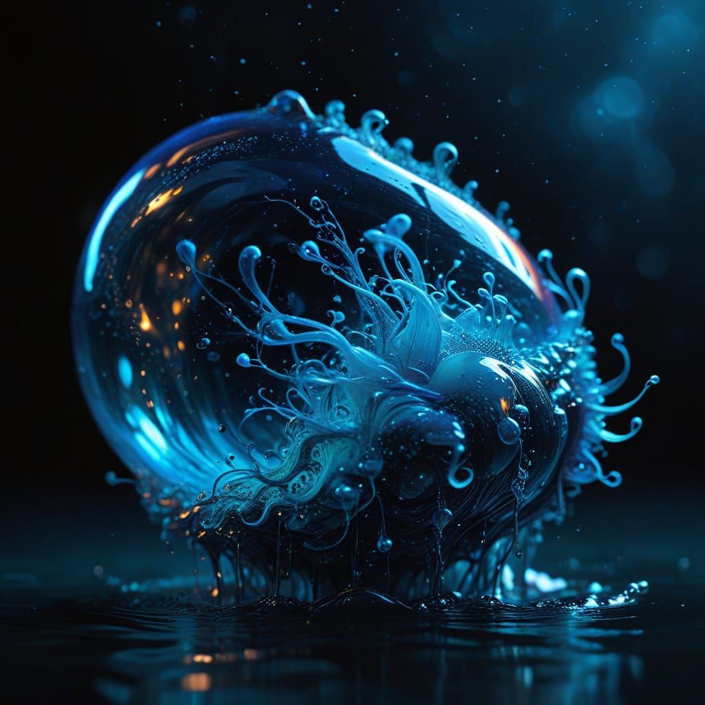 Dreamlike Macro Blooming in Vibrant Colors