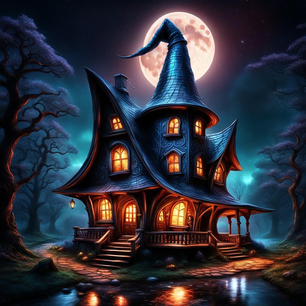 Witch hat house