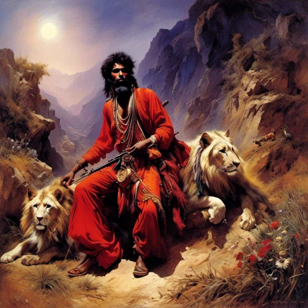 Evocative Portrait of a Gypsy Man